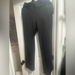Long Tall Express Columnist Black Trousers Pants Good Condition